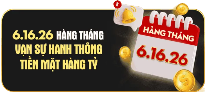 Thưởng đặc biệt cho các trò chơi phổ biến