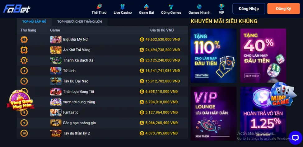 Vòng quay miễn phí nohu 90